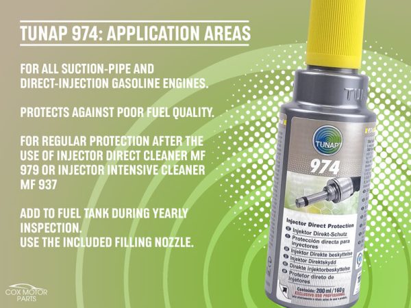 Tunap 974 Micro Flex Petrol Treatment / Additive 200ml - Cox Motor