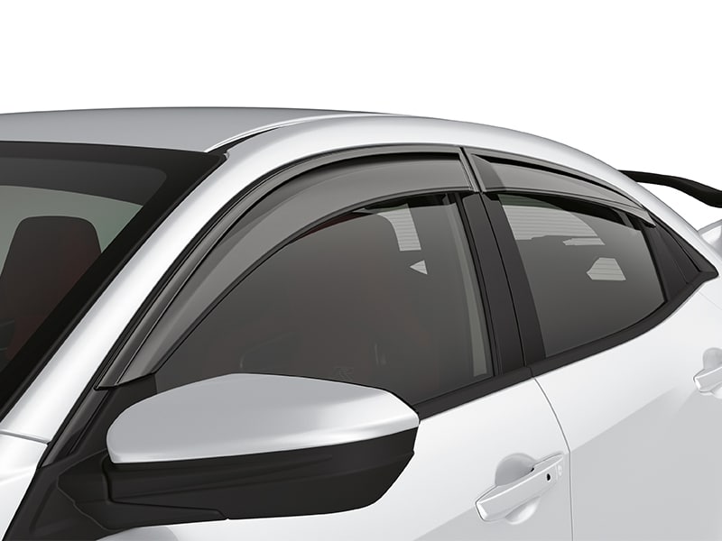 Genuine Honda Civic 5 Door Wind Deflectors / Door Visors 2017