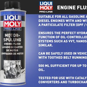 Liqui Moly Diesel Spülung 500ml + Pro-Line Motor Spülung 500ml