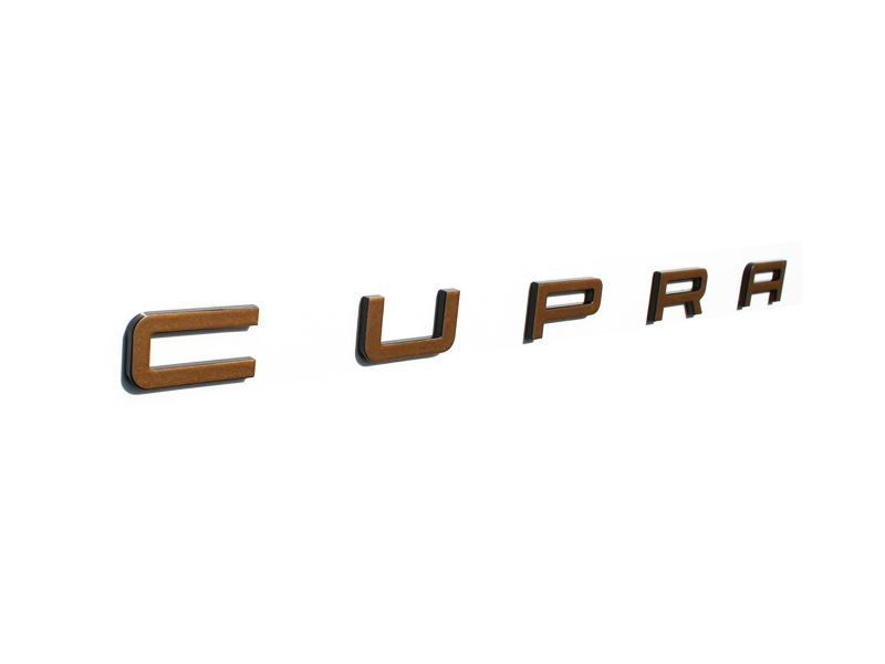 Original Seat Leon (5F) CUPRA Rear Badge Trunk Handle Emblem Logo Copper New